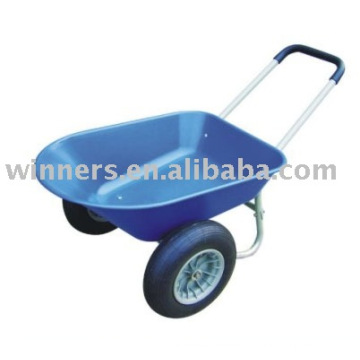 twin wheels wheelbarrow